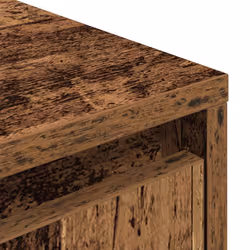 vidaXL TV Cabinet with LED Lights Old Wood 193.5x41x50 cm TV stand - old wood, 193.5 cm - Additional view 9