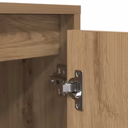 vidaXL TV Cabinet with LED Lights Old Wood 193.5x41x50 cm TV stand - artisan oak, 193.5 cm - Additional view 10