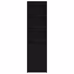 vidaXL Highboard Black Oak 37.5x35x180 cm Engineered Wood cabinet side cabinet - black, 50 cm - Additional view 5
