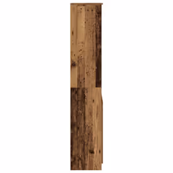 vidaXL Highboard Black Oak 37.5x35x180 cm Engineered Wood cabinet side cabinet - old wood, 50 cm - Additional view 6