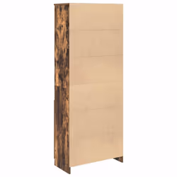 vidaXL Highboard Black Oak 37.5x35x180 cm Engineered Wood cabinet side cabinet - smoked oak, 70 cm - Additional view 7