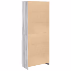 vidaXL Highboard Black Oak 37.5x35x180 cm Engineered Wood cabinet side cabinet - grey sonoma, 70 cm - Additional view 7