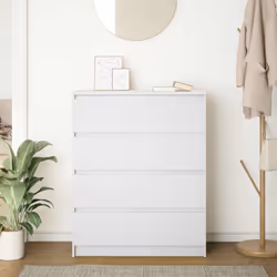vidaXL Sideboard White 80x35x99 cm Engineered Wood storage cabinet