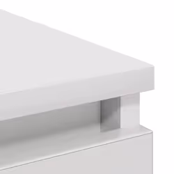 vidaXL Sideboard White 80x35x99 cm Engineered Wood storage cabinet - Additional view 8