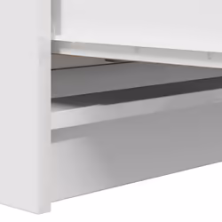 vidaXL Sideboard White 80x35x99 cm Engineered Wood storage cabinet - Additional view 9