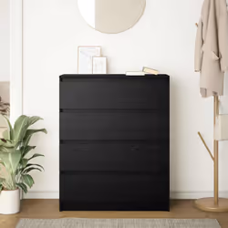 vidaXL Sideboard Black Oak 80x35x99 cm Engineered Wood storage cabinet