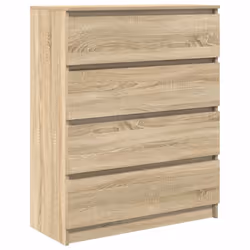 vidaXL Sideboard Sonoma Oak 80x35x99 cm Engineered Wood storage cabinet