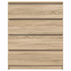 vidaXL Sideboard Sonoma Oak 80x35x99 cm Engineered Wood storage cabinet - Additional view 5