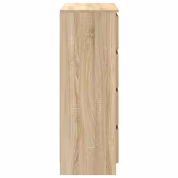 vidaXL Sideboard Sonoma Oak 80x35x99 cm Engineered Wood storage cabinet - Additional view 6