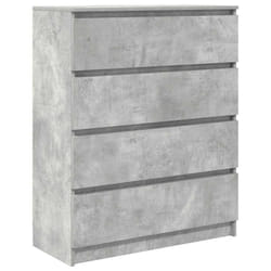 vidaXL Sideboard Concrete Grey 80x35x99 cm Engineered Wood storage cabinet