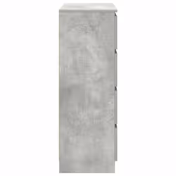 vidaXL Sideboard Concrete Grey 80x35x99 cm Engineered Wood storage cabinet - Additional view 6
