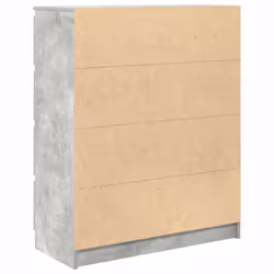 vidaXL Sideboard Concrete Grey 80x35x99 cm Engineered Wood storage cabinet - Additional view 7