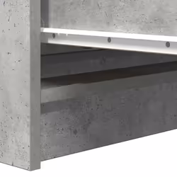 vidaXL Sideboard Concrete Grey 80x35x99 cm Engineered Wood storage cabinet - Additional view 9