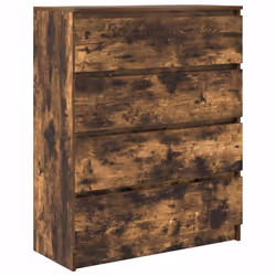 vidaXL Sideboard Smoked Oak 80x35x99 cm Engineered Wood storage cabinet