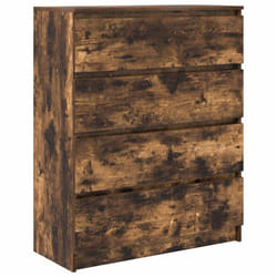 vidaXL Sideboard Smoked Oak 80x35x99 cm Engineered Wood storage cabinet