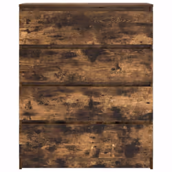 vidaXL Sideboard Smoked Oak 80x35x99 cm Engineered Wood storage cabinet - Additional view 5