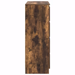 vidaXL Sideboard Smoked Oak 80x35x99 cm Engineered Wood storage cabinet - Additional view 6