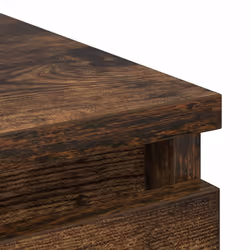 vidaXL Sideboard Smoked Oak 80x35x99 cm Engineered Wood storage cabinet - Additional view 8