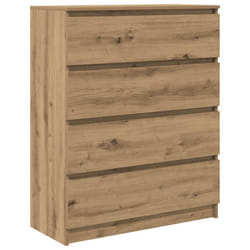 vidaXL Sideboard Artisan Oak 80x35x99 cm Engineered Wood storage cabinet