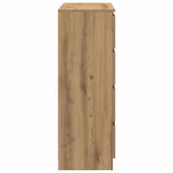 vidaXL Sideboard Artisan Oak 80x35x99 cm Engineered Wood storage cabinet - Additional view 6