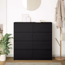 vidaXL Sideboard Black Oak 100x35x99 cm Engineered Wood storage cabinet - Additional view 2