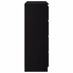 vidaXL Sideboard Black Oak 100x35x99 cm Engineered Wood storage cabinet - Additional view 6