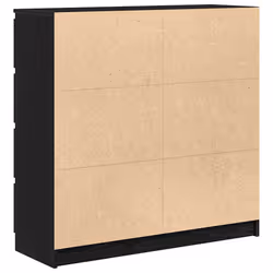 vidaXL Sideboard Black Oak 100x35x99 cm Engineered Wood storage cabinet - Additional view 7