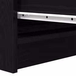 vidaXL Sideboard Black Oak 100x35x99 cm Engineered Wood storage cabinet - Additional view 9