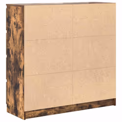 vidaXL Sideboard Smoked Oak 100x35x99 cm Engineered Wood storage cabinet - Additional view 7