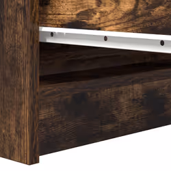 vidaXL Sideboard Smoked Oak 100x35x99 cm Engineered Wood storage cabinet - Additional view 9