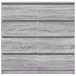 vidaXL Sideboard Grey Sonoma 100x35x99 cm Engineered Wood storage cabinet - Additional view 5