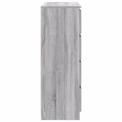 vidaXL Sideboard Grey Sonoma 100x35x99 cm Engineered Wood storage cabinet - Additional view 6
