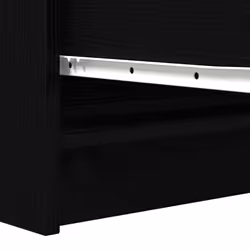 vidaXL Sideboard Black Oak 100x35x76 cm Engineered Wood storage cabinet - Additional view 9