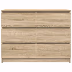 vidaXL Sideboard Sonoma Oak 100x35x76 cm Engineered Wood storage cabinet - Additional view 5