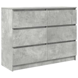 vidaXL Sideboard Concrete Grey 100x35x76 cm Engineered Wood storage cabinet