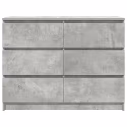 vidaXL Sideboard Concrete Grey 100x35x76 cm Engineered Wood storage cabinet - Additional view 5