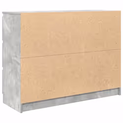 vidaXL Sideboard Concrete Grey 100x35x76 cm Engineered Wood storage cabinet - Additional view 7