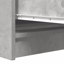vidaXL Sideboard Concrete Grey 100x35x76 cm Engineered Wood storage cabinet - Additional view 9