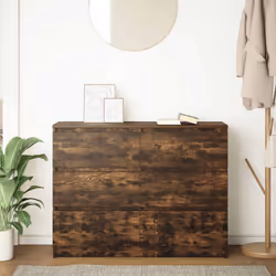 vidaXL Sideboard Smoked Oak 100x35x76 cm Engineered Wood storage cabinet