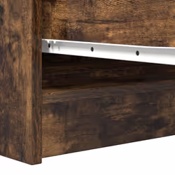 vidaXL Sideboard Smoked Oak 100x35x76 cm Engineered Wood storage cabinet - Additional view 9