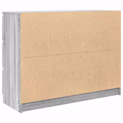 vidaXL Sideboard Grey Sonoma 100x35x76 cm Engineered Wood storage cabinet - Additional view 7