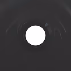 vidaXL Wash Basin Gloss Black Ã28x10 cm Ceramic countertop basin - Additional view 4