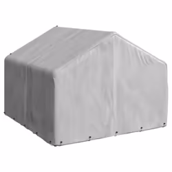 vidaXL Outdoor Dog Kennel with Cover 2x2x1.5 m Galvanised Steel - 2 x 2 x 1.5 m