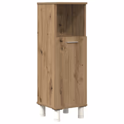 vidaXL Bathroom Furniture Set Vanity Unit Sink Unit 3 Piece Engineered Wood - artisan oak, 1 piece - Additional view 7