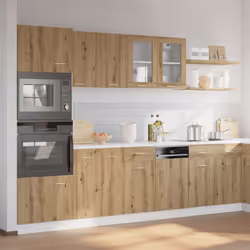 vidaXL 7 Piece Kitchen Cabinet Set Chipboard Storage Cupboard Multi Colours - artisan oak - Additional view 2