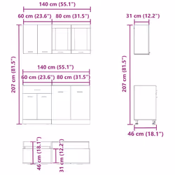 VidaXL 3328573 kitchen/dining storage cabinet - Additional view 7