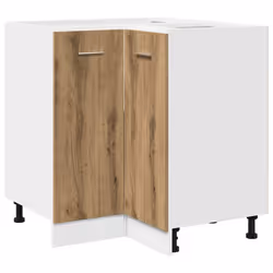 vidaXL Kitchen Cabinet Set 11 Piece with Worktop White with/without Worktop - artisan oak - Additional view 4