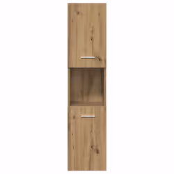 vidaXL 4 Piece Bathroom Furniture Set Artisan Oak Engineered Wood - Additional view 4