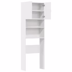 vidaXL Washing Machine Cabinet Old Wood 64x24x190 cm Engineered Wood - white - Additional view 5