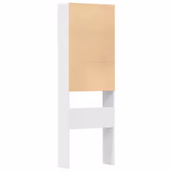 vidaXL Washing Machine Cabinet Old Wood 64x24x190 cm Engineered Wood - white - Additional view 7